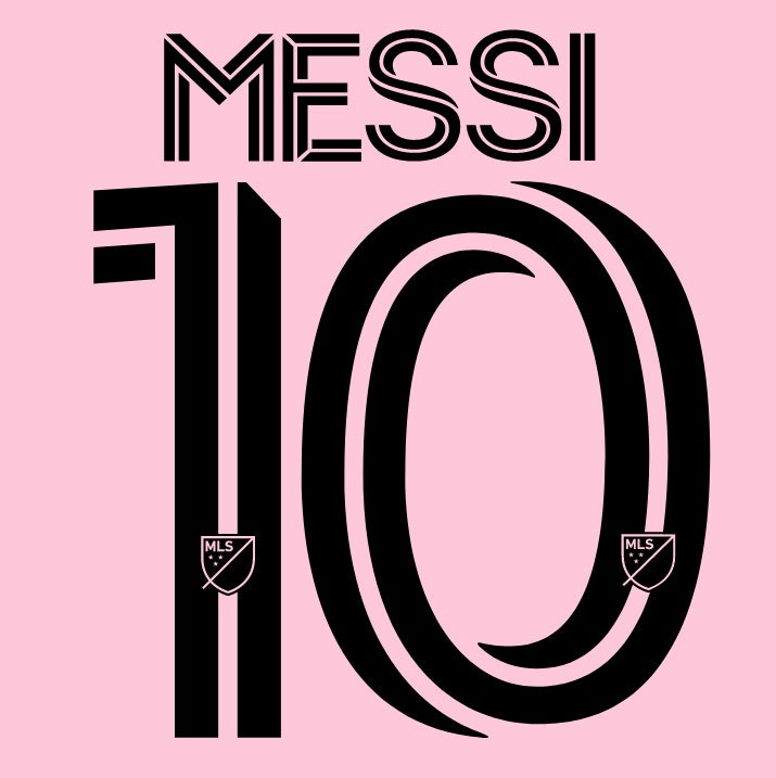 Messi #10 Inter Miami 2023-2024 Home Football Shirt Nameset