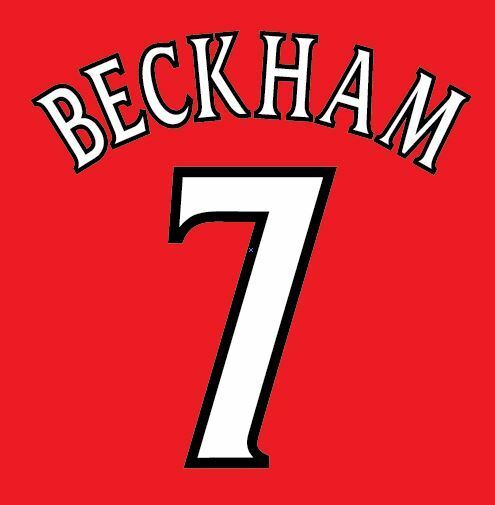 1999 Manchester United Champions League Shirt (BECKHAM 7) by Teamzo