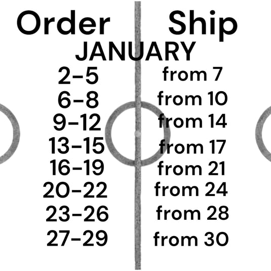 UPCOMING DISPATCH SCHEDULE