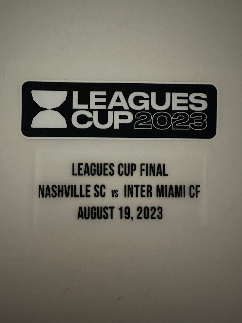 Laden Sie das Bild in Galerie -Viewer, Leagues Cup 2023 Match Details August 19 2023 for Inter Miami Football Shirt
