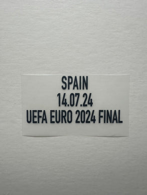 england euro 2024 final match details for football shirt