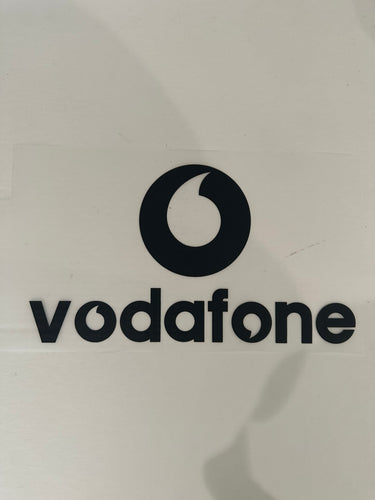 vodafone sponsor replacement patch black for manchester united shirt