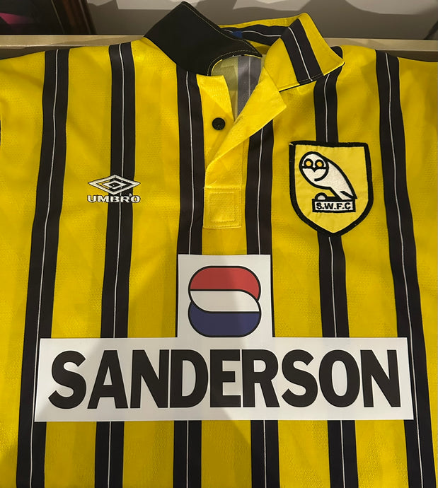 Sheffield Wednesday 1992-1993 Sanderson Flock Sponsor Patch for Football sHIRT