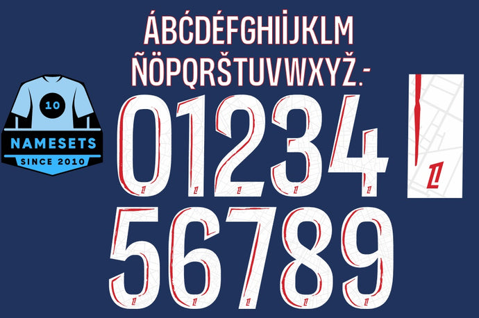 PSG 2024-2025 Ligue 1 Home Football Shirt Nameset Any Name & Number