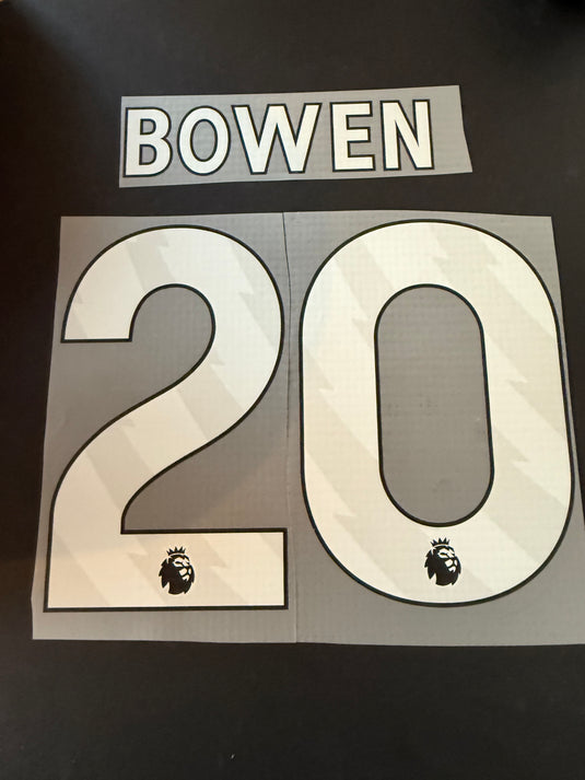 Bowen 2023-2025 West Ham United Nameset for Football Shirt (Clearance)