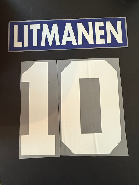 Litmanen 10 Ajax for Football Shirt Nameset (Clearance)