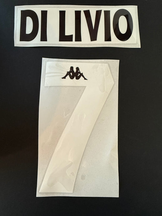 Di Livio 7 Calcio 1995-1997 Home Nameset for Football Shirt (Clearance)