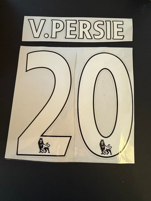 V.Persie 2011-2014 EPL Home for Football Shirt Nameset (Clearance)