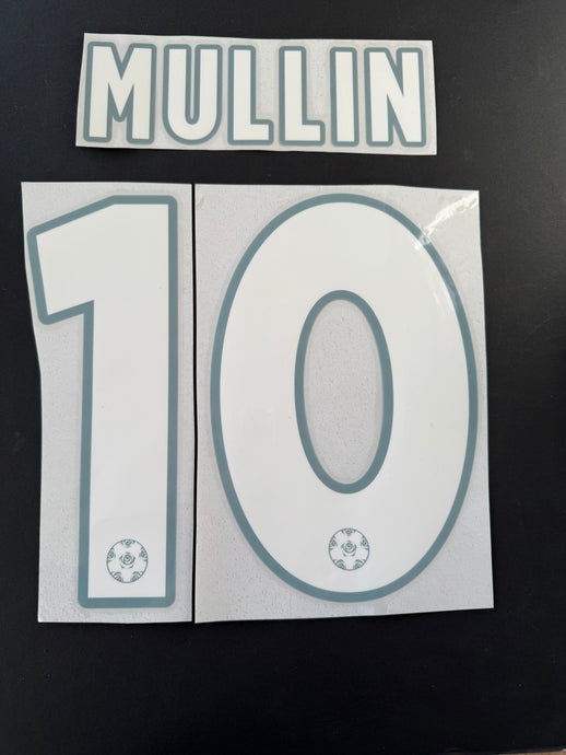 Mullin 10 National League Wrexham Home for Football Shirt Nameset (Clearance)