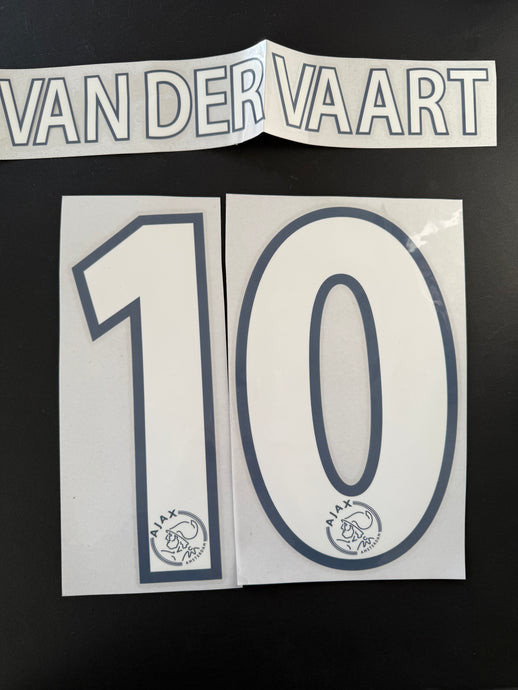 Van der Vaart Ajax Home for Football Shirt Nameset (Clearance)