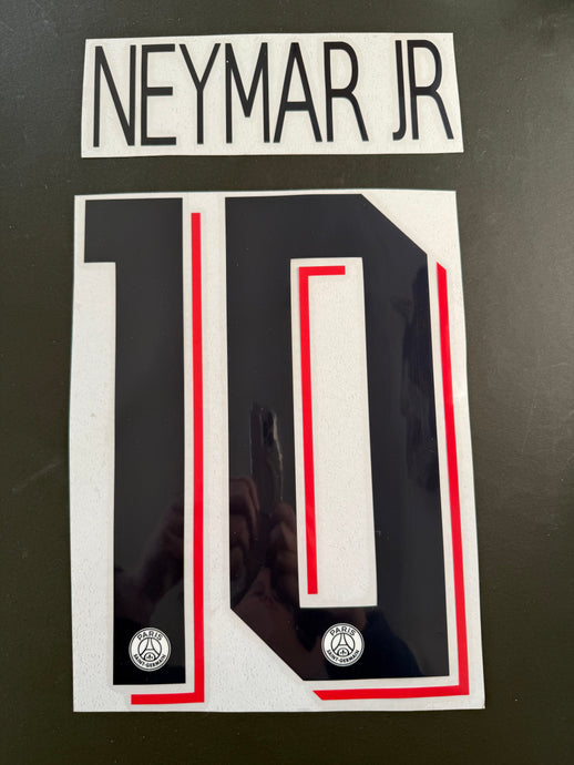 Neymar Junior 10 PSG Away for Football Shirt Nameset (Clearance)