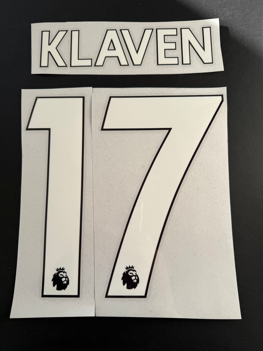 Klaven 17 EPL Liverpool for Football Shirt Nameset (Clearance)