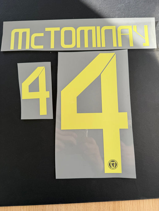 McTominay 4 2024 Home for Football Shirt Nameset (Clearance)