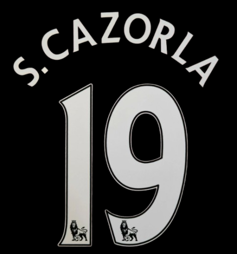 S.Cazorla 19 2007-2017 Arsenal Home Nameset Football Shirt