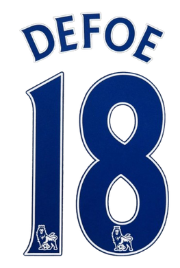 Defoe 18 Tottenham Spurs Home nameset football shirt