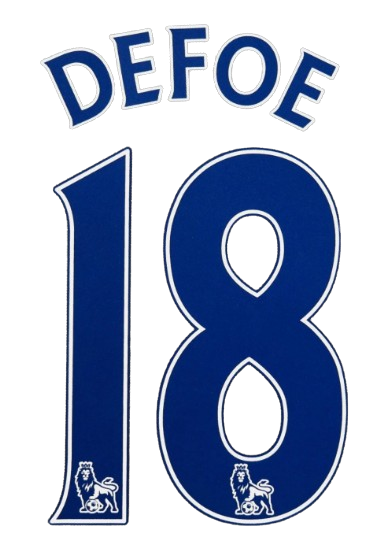 Defoe 18 Tottenham Spurs Home nameset football shirt