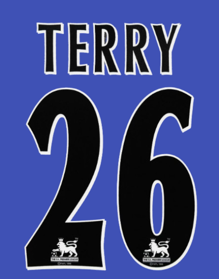 Terry 26 1997-2007 Chelsea away Nameset Football Shirt