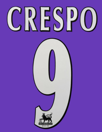 Crespo 9 1997-2007 Chelsea home nameset Football Shirt