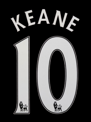 Keane 10 2007-2013 Tottenham Spurs Away Nameset Football Shirt