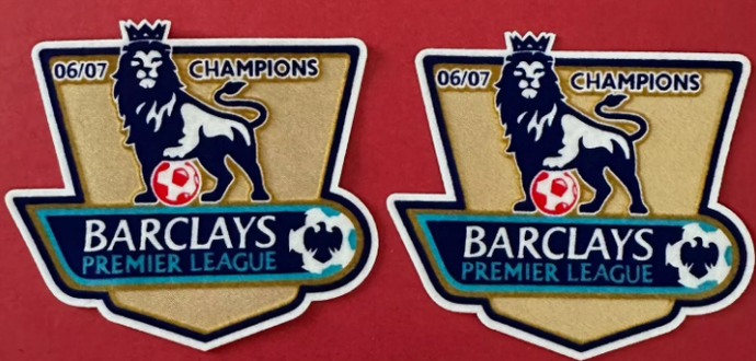 2006-2007 Premier League Champions Patch for Football Shirt