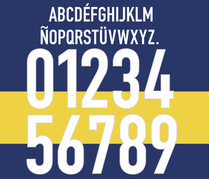 boca juniors football shirt nameset name and number printing jersey