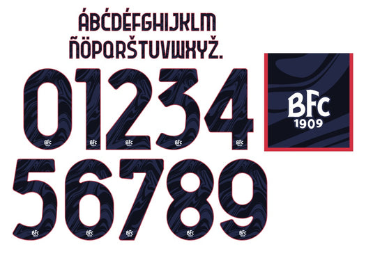 bologna 2024 2025 away football shirt nameset