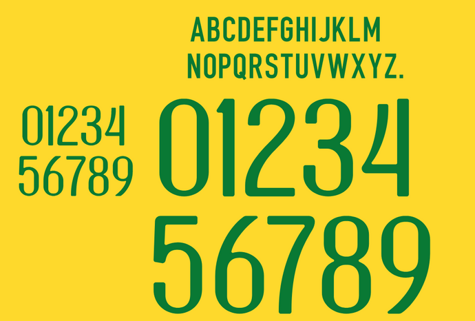 Brazil 2008-2010 Home CHOOSE ANY NAME & 2 NUMBERS Football Nameset shirt