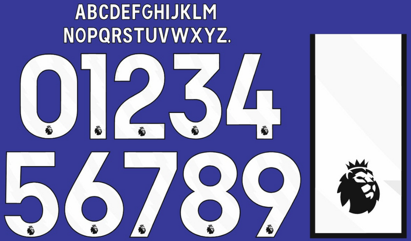 Load image into Gallery viewer, Premier League EPL 2023-2025 Nameset for Football Shirt Any Name and Number
