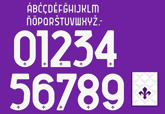 Fiorentina 2024-2025 Home Football Shirt Nameset Any Name & Number