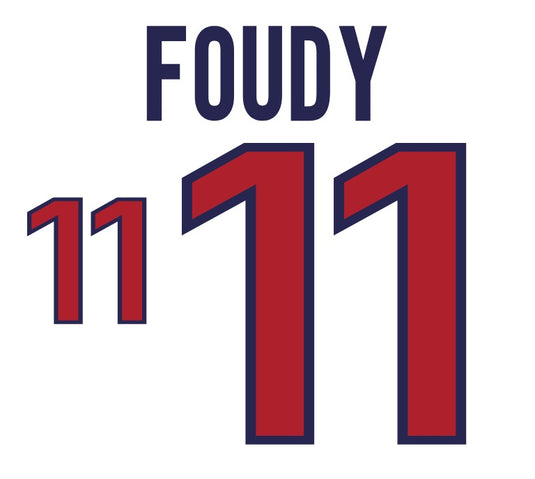 Foudy #11 USWNT USA Womens National Team 1999 Home Football Shirt Nameset