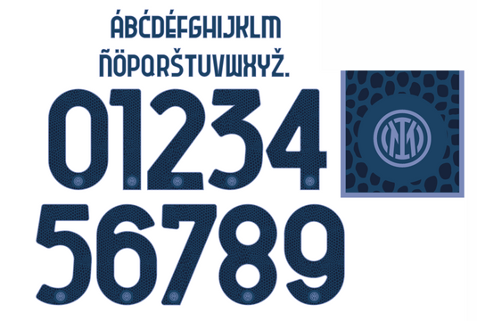 inter milan 2024-2025 away football shirt nameset