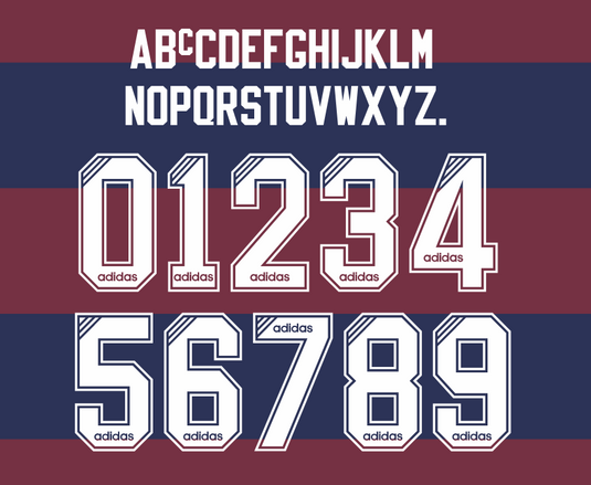 Newcastle United 1995-1996 Away FLOCK Nameset for Football Shirt Any Name and Number