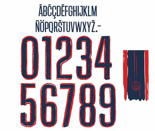 psg 2024 2025 away football shirt nameset