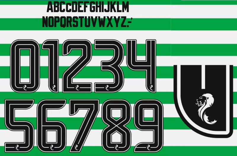 Chargez l&#39;image dans la visionneuse de la galerie, SPL 2023-2025 Nameset for Football Shirt Any Name &amp; Number
