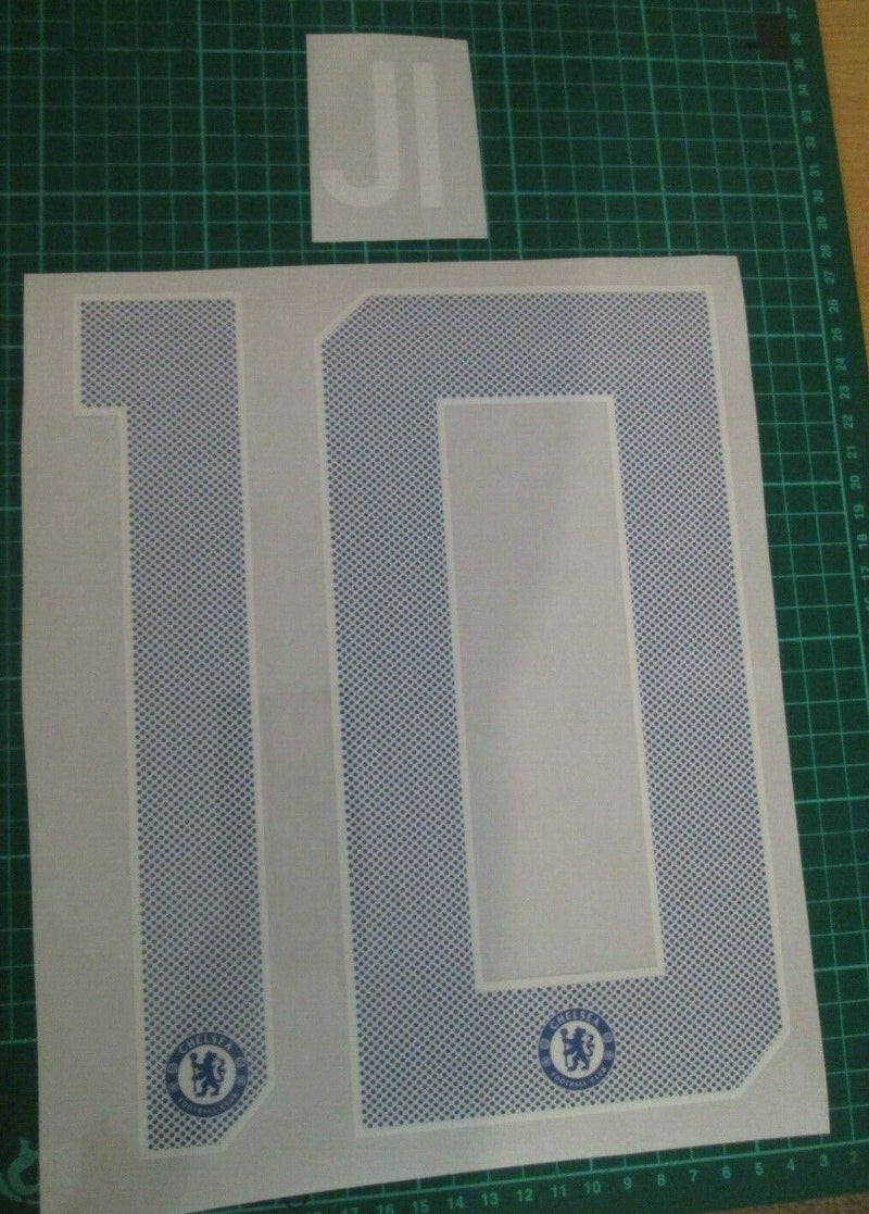 Cargue la imagen en el visor de la galería, Ji #10 Chelsea Ladies 2017-2018 Cup European Home Football Nameset for shirt
