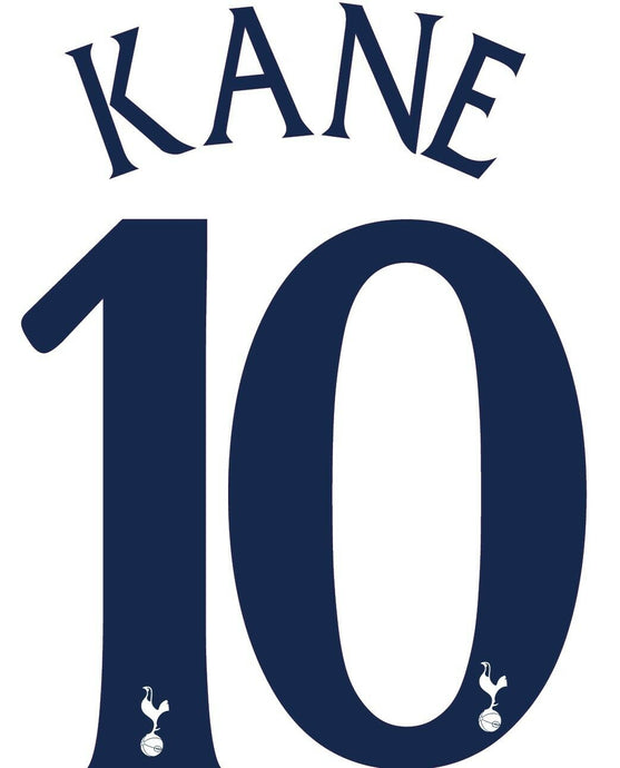 Kane 10  2019-2020 Tottenham Spurs Home Champions League Football Nameset shirt