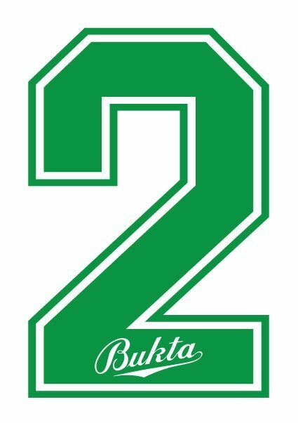 Chargez l&#39;image dans la visionneuse de la galerie, Bukta 1989-1992 Number Green for Football Shirt Nameset
