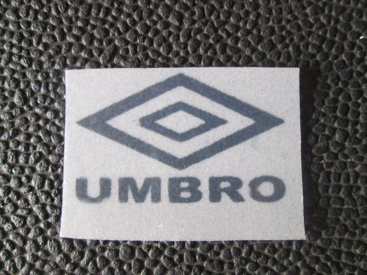 Black Umbro Logo Retro Capital Letters Football Nameset 4 shirt Man Utd etc