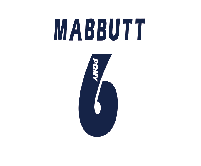 Mabbutt 6 1996-1997 Tottenham Hotspur Spurs Home / Third Football Nameset shirt