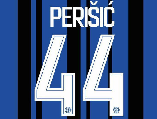 Perisic #44 Inter Milan 2017-2018 Home Football Nameset for shirt