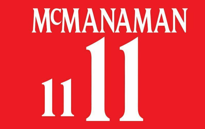 McManaman #11 England Euro 2000 Away Football Nameset shirt