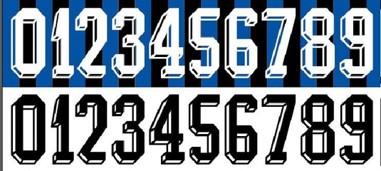 Inter Milan 1982-1985 Home/away Football Nameset Build Your Own  Numbers