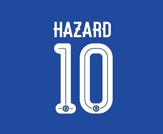 Hazard 10 2016-17 Chelsea Fa Cup Home Football Nameset for shirt