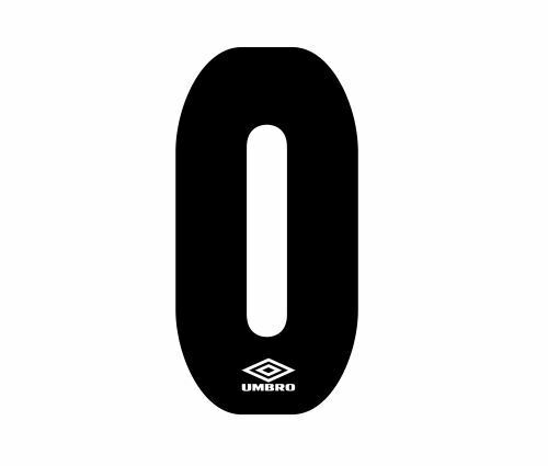 Load image into Gallery viewer, Umbro 1990&#39;s Black Felt Choose Your Number Football Shirt Soccer Heat Print
