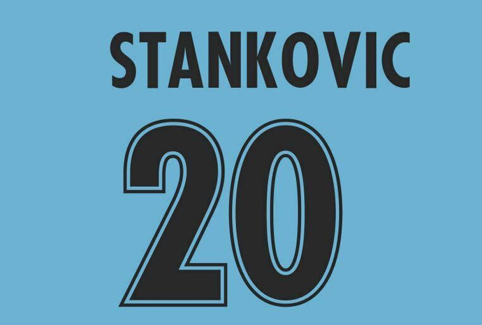 Stankovic #20 Lazio 1998-2001 Home Football Nameset (navy) for shirt