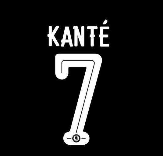 Kante 7 2016-17 Chelsea Fa Cup Away Football Nameset for shirt