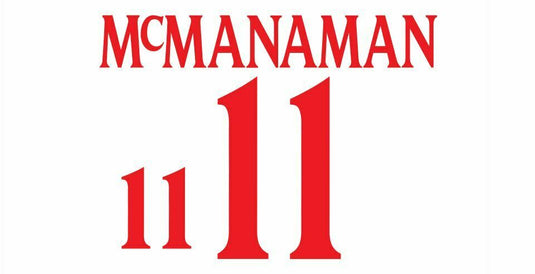 McManaman #11 England Euro 2000 Home Football Nameset shirt