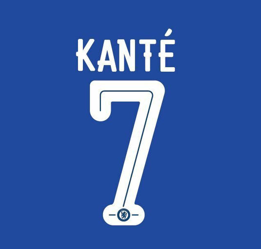 Kante 7 2016-17 Chelsea Fa Cup Home Football Nameset for shirt