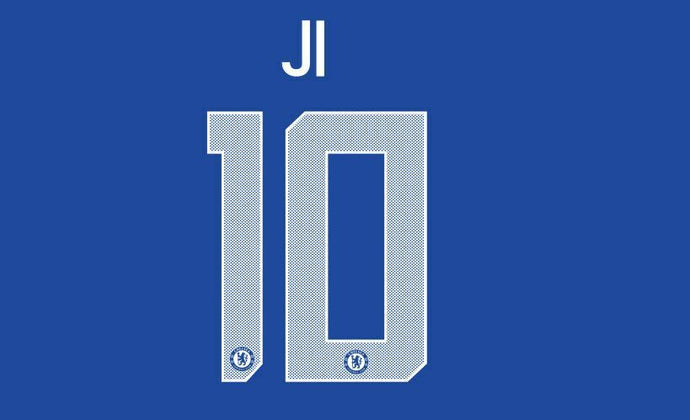 Ji #10 Chelsea Ladies 2017-2018 Cup European Home Football Nameset for shirt