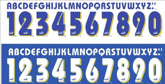 Parma 1997-1998 Home/Away Football Nameset Build Your Own Name and Numbers